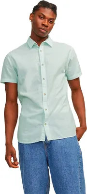 Image de Jack & Jones Summer Linen Chemise à manches courtes Blanc S Homme Blanc S