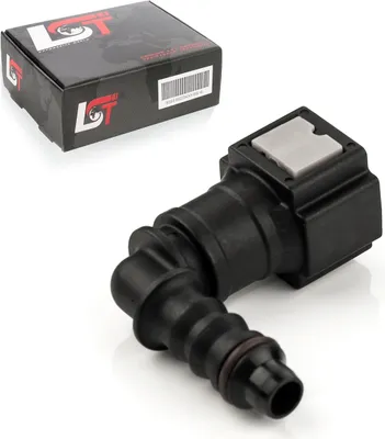 Produktbild von Schnellverschluss Kraftstoffleitung Kupplung L-Stück 6,3x6mm für HONDA SUZUKI