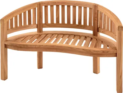 Produktbild von Massive Gartenbank EMPIRE TEAK 120cm natur Teakholz