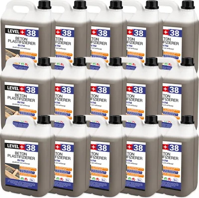 Produktbild von Beton-Zusatzmittel 75L Fliessmittel Betonverflüssiger Plastifizierer LEVEL+ RM38