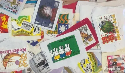 Produktbild von Briefmarken Niederlande 75 Gramm Kiloware gestempelt