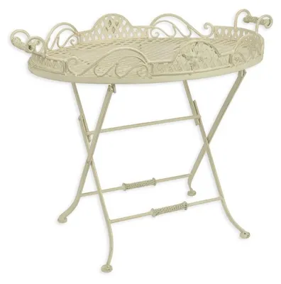 Produktbild von A White Iron Butler Table