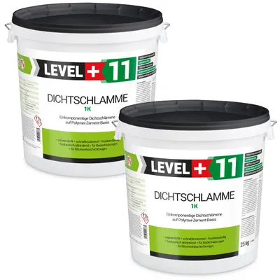 Zdjęcie produktu dla Zaprawa Uszczelniająca Jednoskładnikowa Elastyczna Hydroizolacja Level+DICHTSCHLAMME 1K L+11 - 50 kg