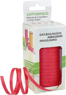 Immagine prodotto di PRÄSENT 85405-609 PRÄSENT Geschenkband CotoneFIELD matt rot 5,0 mm x 100,0m