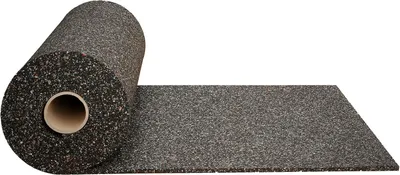 Produktbild von Gummimatte 1,5 cm Anti-Vibrationsmatte Antirutschmatte 150 x 125 x 1,5 cm, schwarz