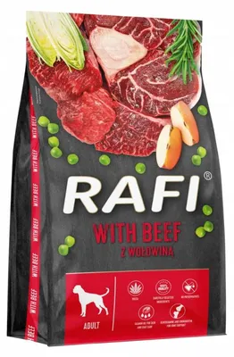 Produktbild von Dolina Noteci Rafi z wołowiną karma sucha dla psa 10 kg