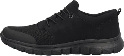 Produktbild von Rieker Herren Sneaker Sock Schnürschuh Gummizug B6650, Größe:44 EU, Farbe:Schwarz