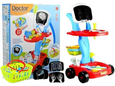 Image de Chariot de médecin avec accessoires 22el