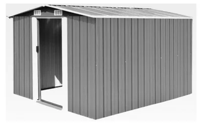 Produktbild von Gartenhaus 257 x 298 x 178 cm Metall Grau