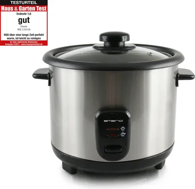 Produktbild von Emerio Reiskocher ECO, 1,5L, Warmhaltefunktion, antihaft