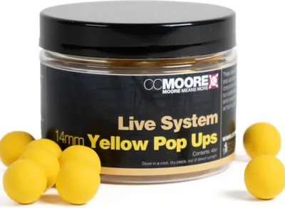 Produktbild von CC Moore Live System Gelbe Pop Ups 12mm Kugeln