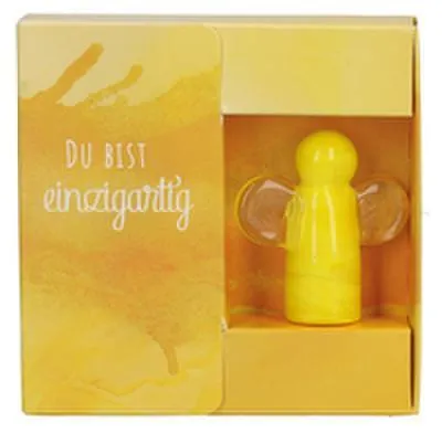 Image de Vous êtes unique. Figurine d'ange (jaune)