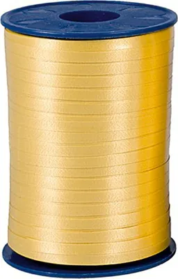 Produktbild von Curly Ribbon 5mm x 500 Meter Farbe Gold 634
