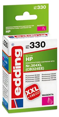 Produktbild von Edding Tintenpatrone für HP 364XL (CB324EE) PhotoSmart5510 5515 5520 6510 7510
