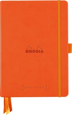 Zdjęcie produktu dla Rhodia Goalbook A5, 120 stron, 90 g/m², kolor clemen