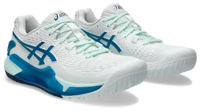 Produktbild von Asics Gel Resolution 8 Clay Damen Tennisschuhe Rosa Cameo Weiß Gr. 39.5