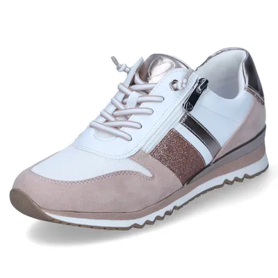 A single women's sneaker is shown against a white background.