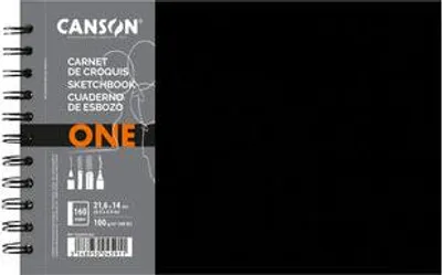 Zdjęcie produktu dla CANSON C31200L023 CANSON Sketchbook ONE, 216 x 140 mm, czarny
