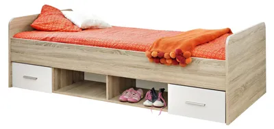 Produktbild von Jugendbett Jugendzimmer Modern Kinderbett Designer Stil Bett Kinderzimmer Neu