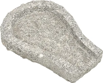 Produktbild von Dehner Bachlaufschale, konisch, ca. 50 x 36 x 9 cm, Granit, grau