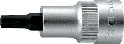 Produktbild von FORMAT Schraubendreher-Einsatz 1/2' Torx T30 innen, Breite:nv, Länge:60 mm, Größe:T 25, Ausführung:nv, Werkzeugaufnahme:nv, Antrieb:1/2'