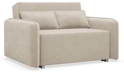 Produktbild von Selsey Duelia – Schlafsofa 2-Sitzer mit Bettkasten, Chenille hydrophob, Beige