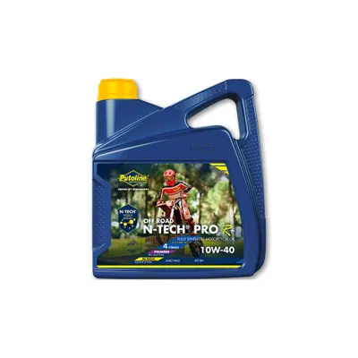 Produktbild von Putoline Motoröl N-TECH® PRO R+ OFF ROAD 10W-40 4T 4 Liter Kanister / API SN, JASO MA2 vollsynthetisch