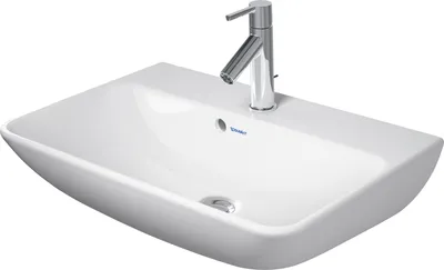 Produktbild von Waschtisch ME by Starck compact m ÜL m HLB 600x400mm 1 Hahnloch weiß weiß