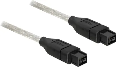 Produktbild von DeLOCK FireWire B/B, 1.0m, Grau, Männlich/Männlich, 1 m