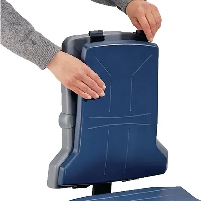 Produktbild von Polster Sintec Integralschaumpolster dunkelblau fr Sitz/Lehne passend fr Arbeitsdrehstuhl