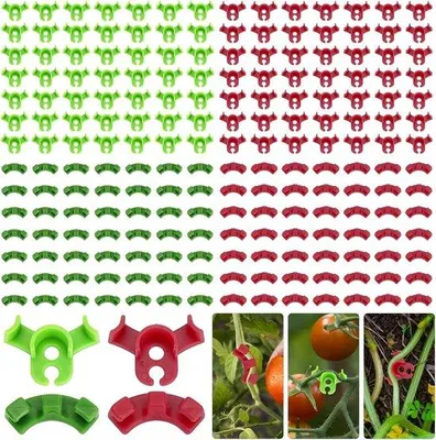Productafbeelding van Famanu plantensteunverbinders, bevestigingsclips Ø16 mm, 4 stuks - voor plantensteunen