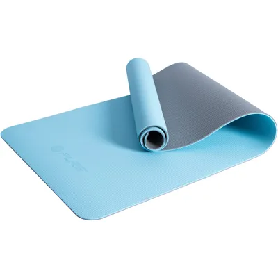 Produktbild von Pure2Improve Yogamatte 173×58×0,6 cm Blau und Grau