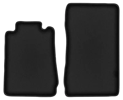 Produktbild von Velours-Fußmatten für Mercedes SLK R170 1996-2004 (Cabrio) – 2-tlg, Schwarz, passgenau – Wielganizator DURBAN