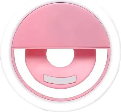 Immagine prodotto di Luce per selfie Clip-On Rosa - Illuminazione Perfetta KP37828