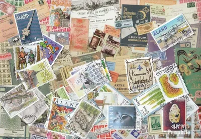 Produktbild von Briefmarken Finnland - Aland 50 verschiedene Marken