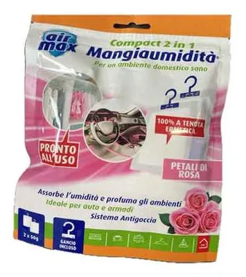 Immagine prodotto di MANGIAUMIDITA' 'COMPACT 2 IN 1' AIR MAX Confezione 2x50 gr