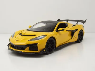 Produktbild von Maisto 31475Y Chevrolet Corvette ZR1 Coupe gelb schwarz 1:18