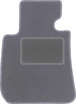 Produktbild von Fahrerfußmatte Velours graphit passend für BMW 3 E90 (2004-2011, Limousine) – mit Befestigungen – passgenau