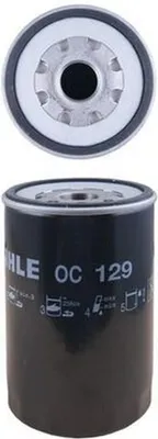 Produktbild von Ölfilter MAHLE OC 129 Anschraubfilter