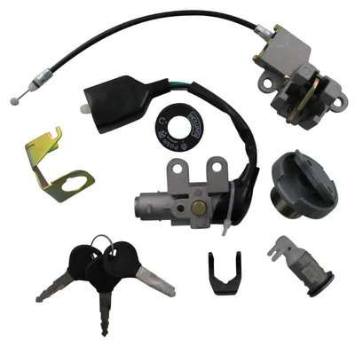 Produktbild von AGM GMX 460 Sport Schlosssatz 50ccm 4Takt 35010-KY-9000 Motorroller.de Tankverschluss Tank-Verschluss Tank-Deckel Schloss-Set Zünd-Schloss 139QMB