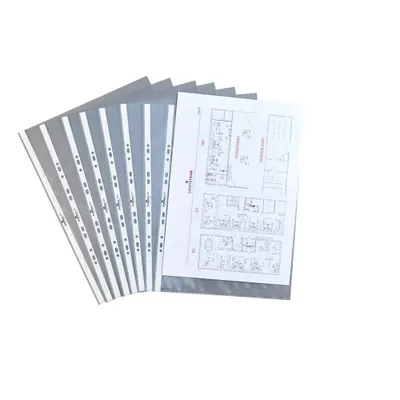 Obrázok produktu pre 10 vreciek na brožúry DURABLE DIN A3 na šírku transparentné zrnité 0,12 mm