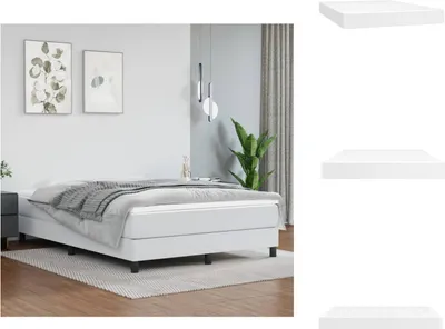 Produktbild von vidaXL Taschenfederkernmatratze Weiß 140x190x20 cm Kunstleder - Matratzen