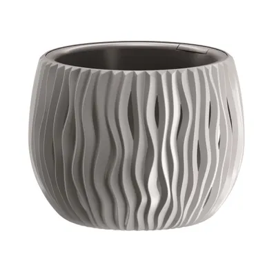 Obrázok produktu pre kvetináč 18cm BOWL SANDY DSK180-405U sivý plastový PROSPERPLAST