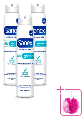 Obrázek produktu pro 3 kusy deodorantu Sanex Dermo Protector ve spreji - 200 ml - balení