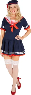 Produktbild von dressforfun® Frauenkostüm Marine-Lady