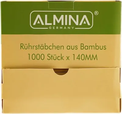 Immagine prodotto di Bastoncini mescolatori in bambù per buffet e cucina, 1000 pezzi - 14 cm