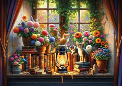 Produktbild von Art puzzle - Puzzle The Book Garden - 500 dielov
