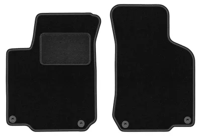 Immagine prodotto di Tappetini anteriori in moquette per VW Jetta IV 1998-2005 (berlina/station wagon) – 2 pezzi, neri, su misura – Wielganizator LUX