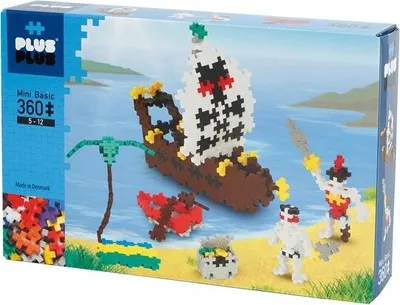 Produktbild von DANTE Plus plus Basisblöcke Pirat Set 360 Elemente 3729 Dante