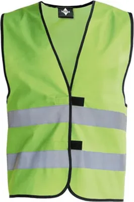 Produktbild von Korntex Unisex Warnschutz für Kinder Funktionsweste KWW100 Grün Lime Green S (7-12 Years)